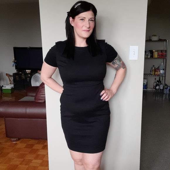 Ponte- Knit Sheath Dress - Picture 4 of 4